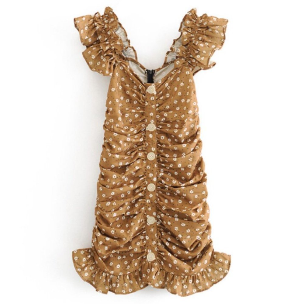 Floral Mini Sheath Dress